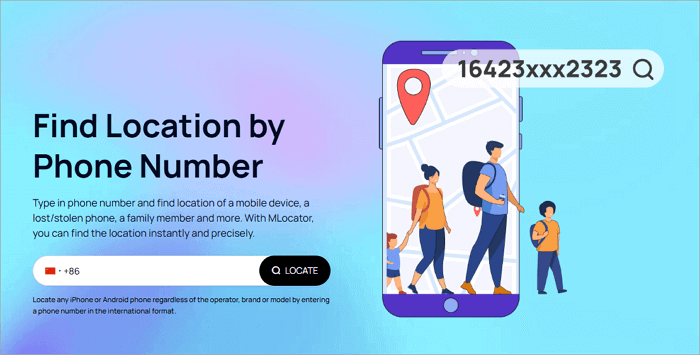 mlocator find mobile number on google maps